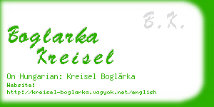boglarka kreisel business card